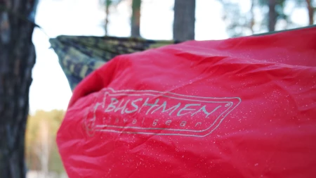 EASY Under quilt BUSHMEN on scarlet side.jpg