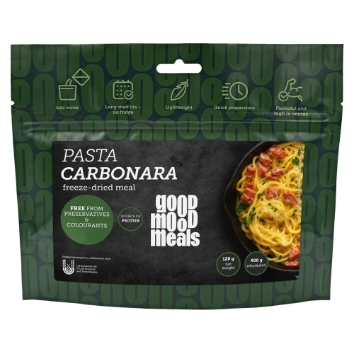 Przejdź do produktu Pasta Carbonara [Good Mood Meals] Żywność liofilizowana