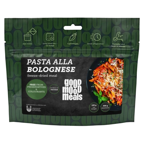 Przejdź do produktu Pasta Alla Bolognese [Good Mood Meals] Żywność liofilizowana