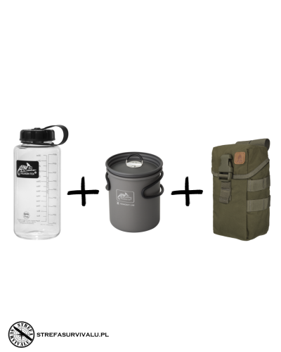 Przejdź do produktu Zestaw Butelka 1L + Kubek CAMP + Kieszeń na wodę [HELIKON-TEX]