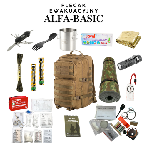 Przejdź do produktu PLECAK EWAKUACYJNY ALFA - BASIC 