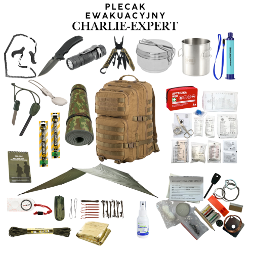 Przejdź do produktu PLECAK EWAKUACYJNY CHARLIE - EXPERT 